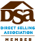 4Life社が正規会員の「アメリカ訪問販売協会（DSA）」のマーク